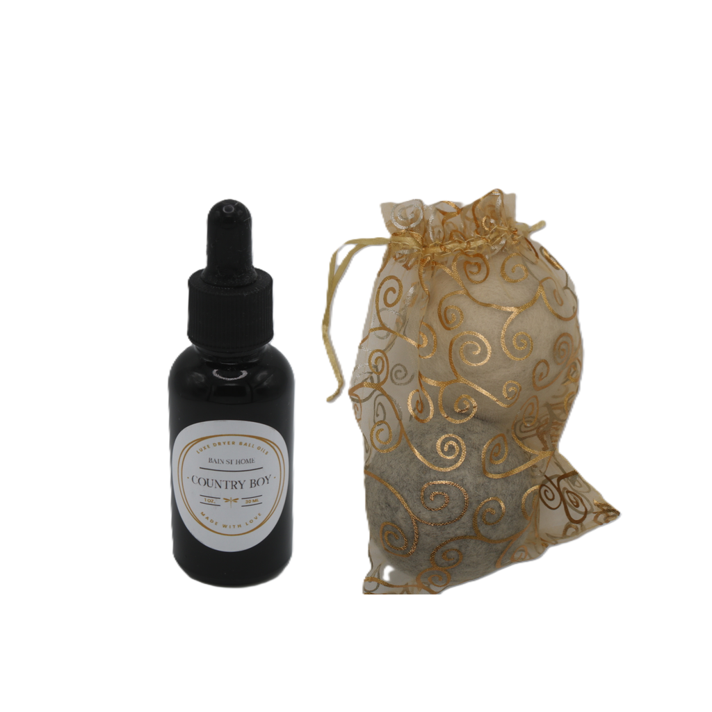 Bain St Home Wool Dryer Ball  & Luxe Fragrance Oil Kit