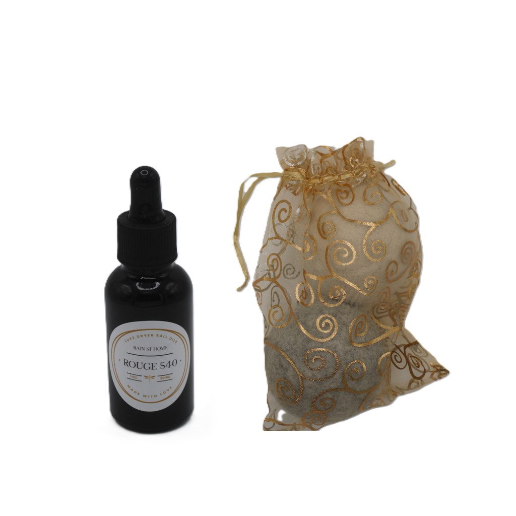 Bain St Home Wool Dryer Ball  & Luxe Fragrance Oil Kit