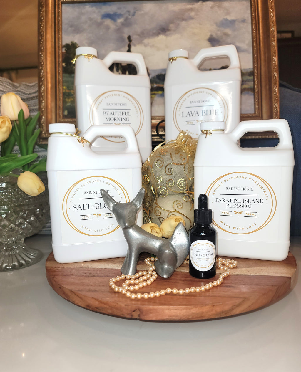 Spring Laundry Wool Dryer Ball & Luxe Fragrance Oil Kit  Collection
